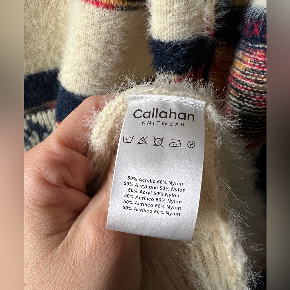 Anthropologie Callahan Novelty Duster Sweater size large - Picture 7 of 12